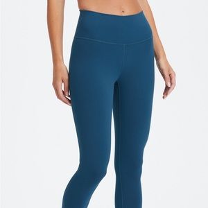 Fabletics Deep Green/Blue 7/8 Powerhold Legging